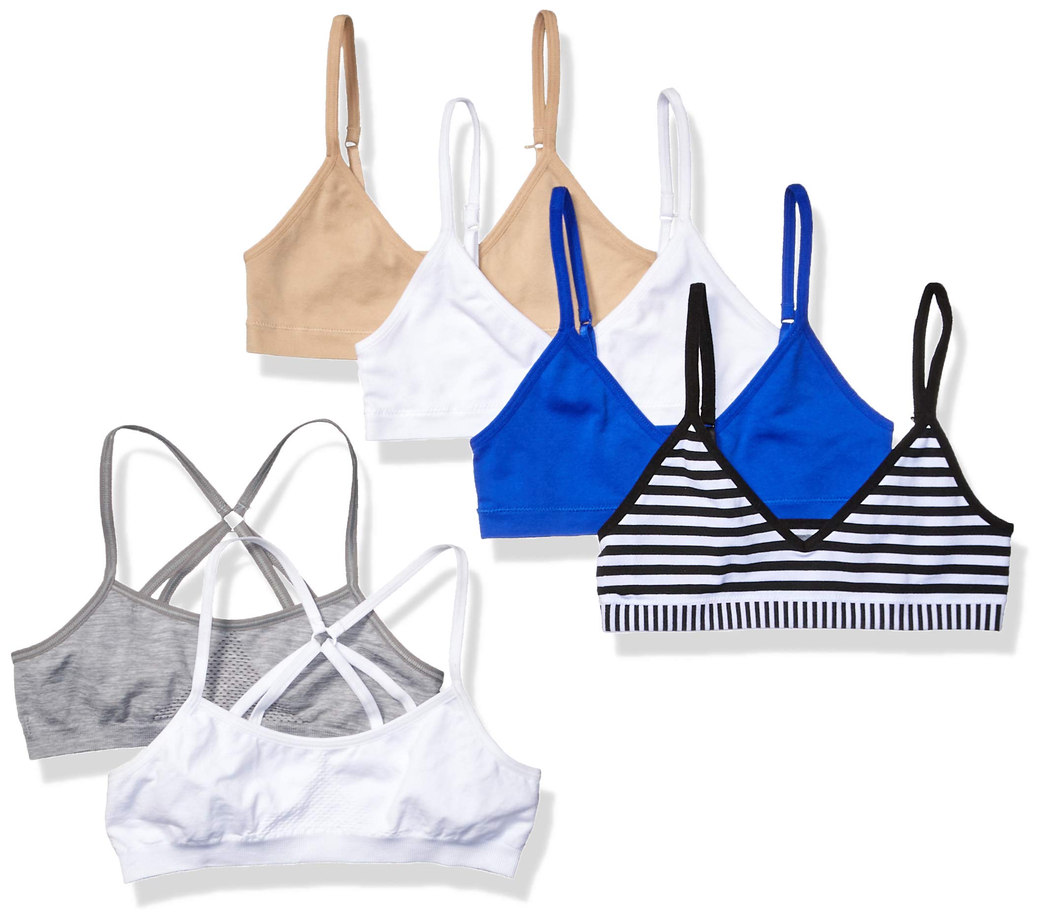 Buy Hanes girls ComfortFlex Fit Bras Variety 6Pack Training Bra Online