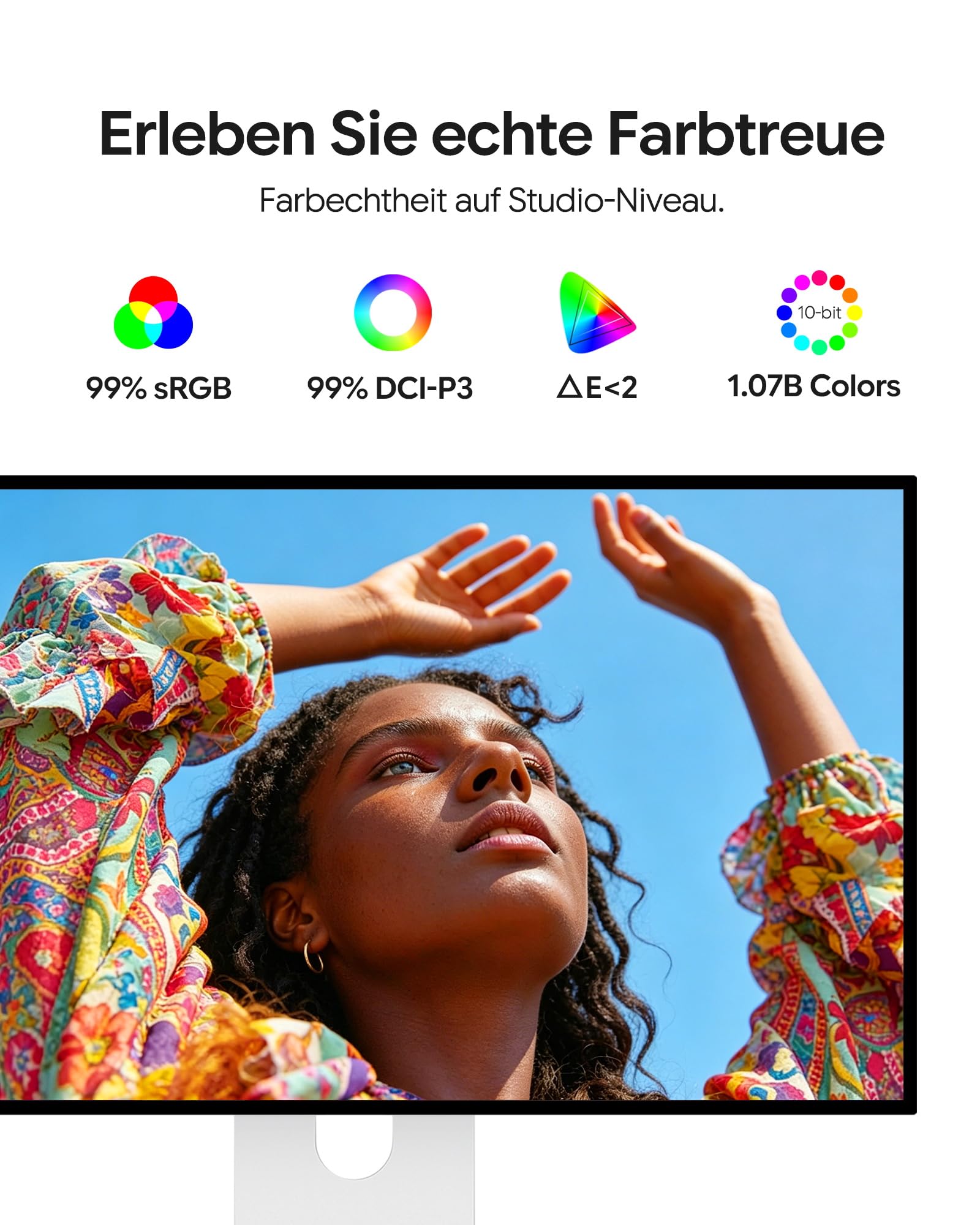 G32P 31,5 Zoll 6K Monitor 6144 x 3456 Höhenverstellbarer Ständer | 2000:1 Kontrast 500 cd/m², 99% DCI-P3 USB-C 100W 80Gbps, ATW AR-entspiegelt, für Designer Videobearbeitung CAD