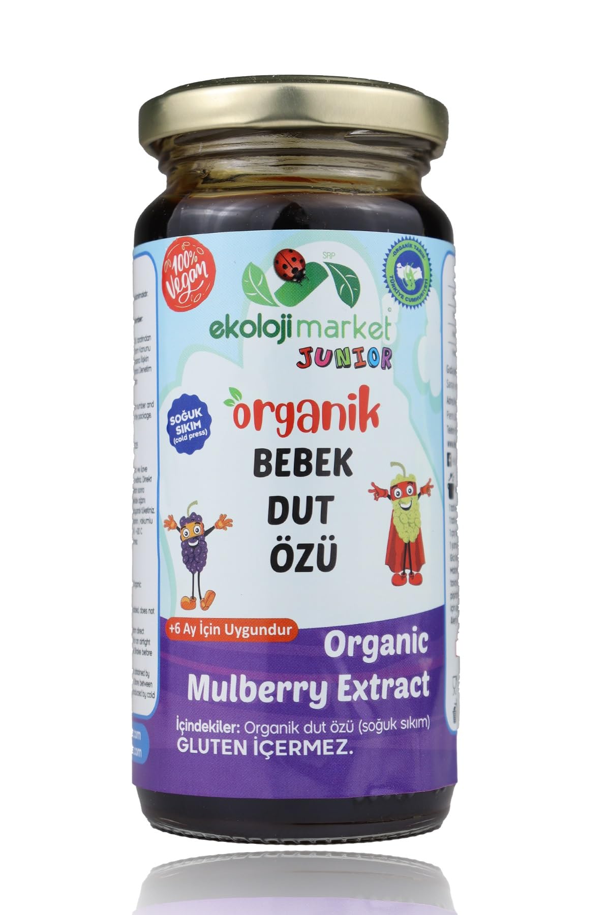 Ekoloji Market Organik Bebek Glutensiz Dut Özü