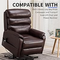 Vista 6 de Cable de extensión de 6.5 pies para silla elevadora o reclinable eléctrico, cable de fuente de alimentación de repuesto para Okin Limoss Lazboy