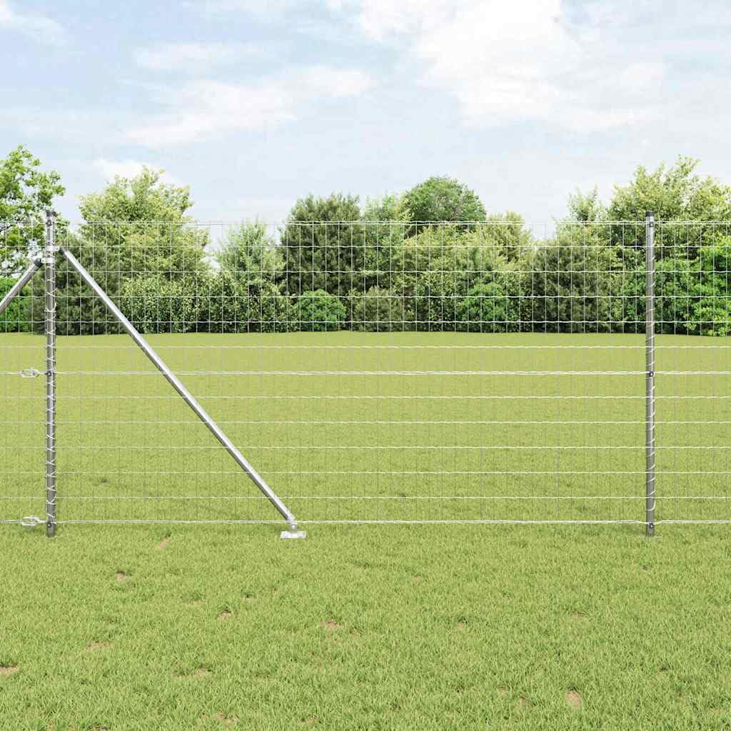 Recinzione esterna modulare in acciaio zincato con pannelli rete 25 x 1 m per delimitare giardini balconi cortili protezione privacy resistente alle intemperie