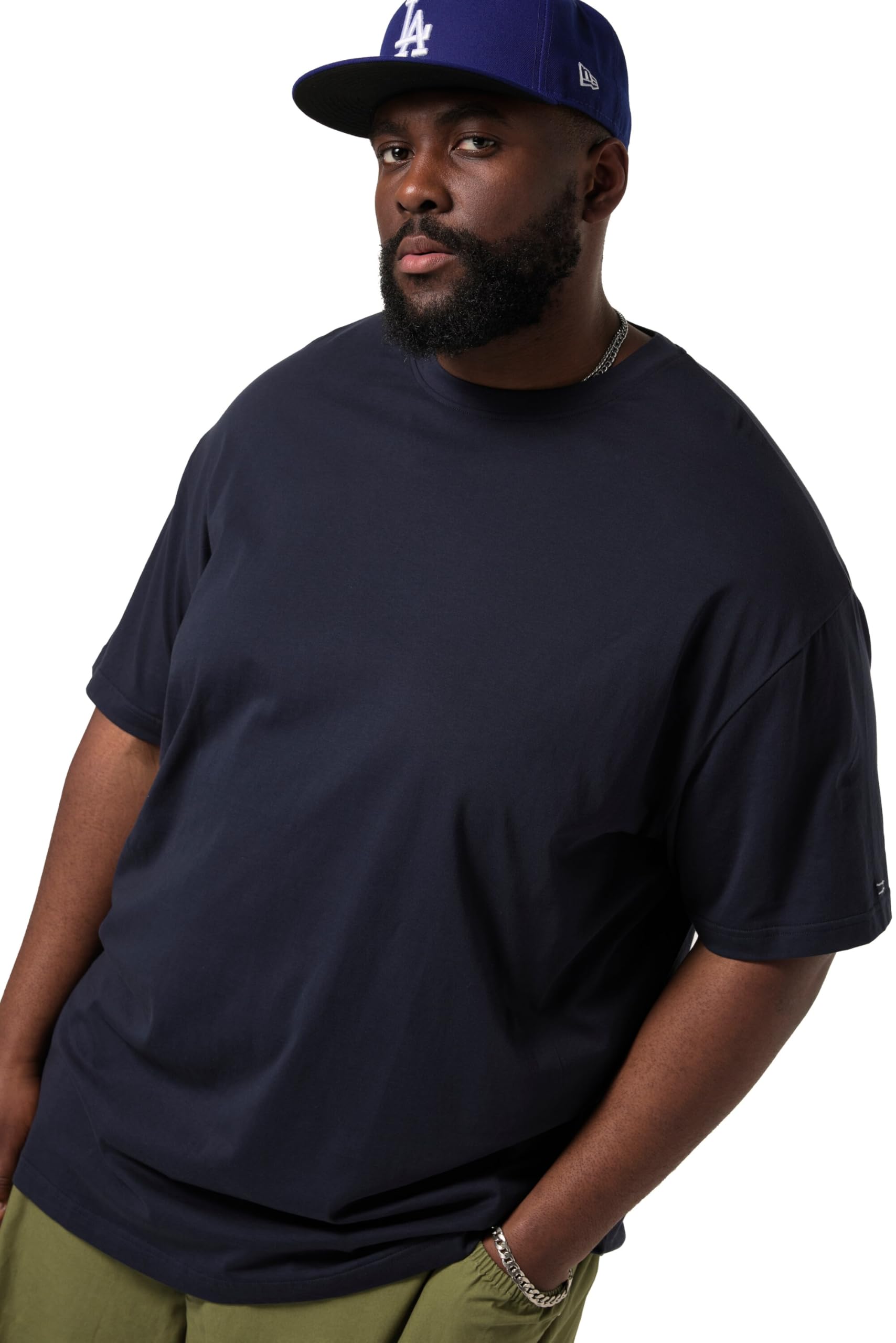 STHUGE T-Shirt, Halbarm, Oversized, Rückenprint 837008