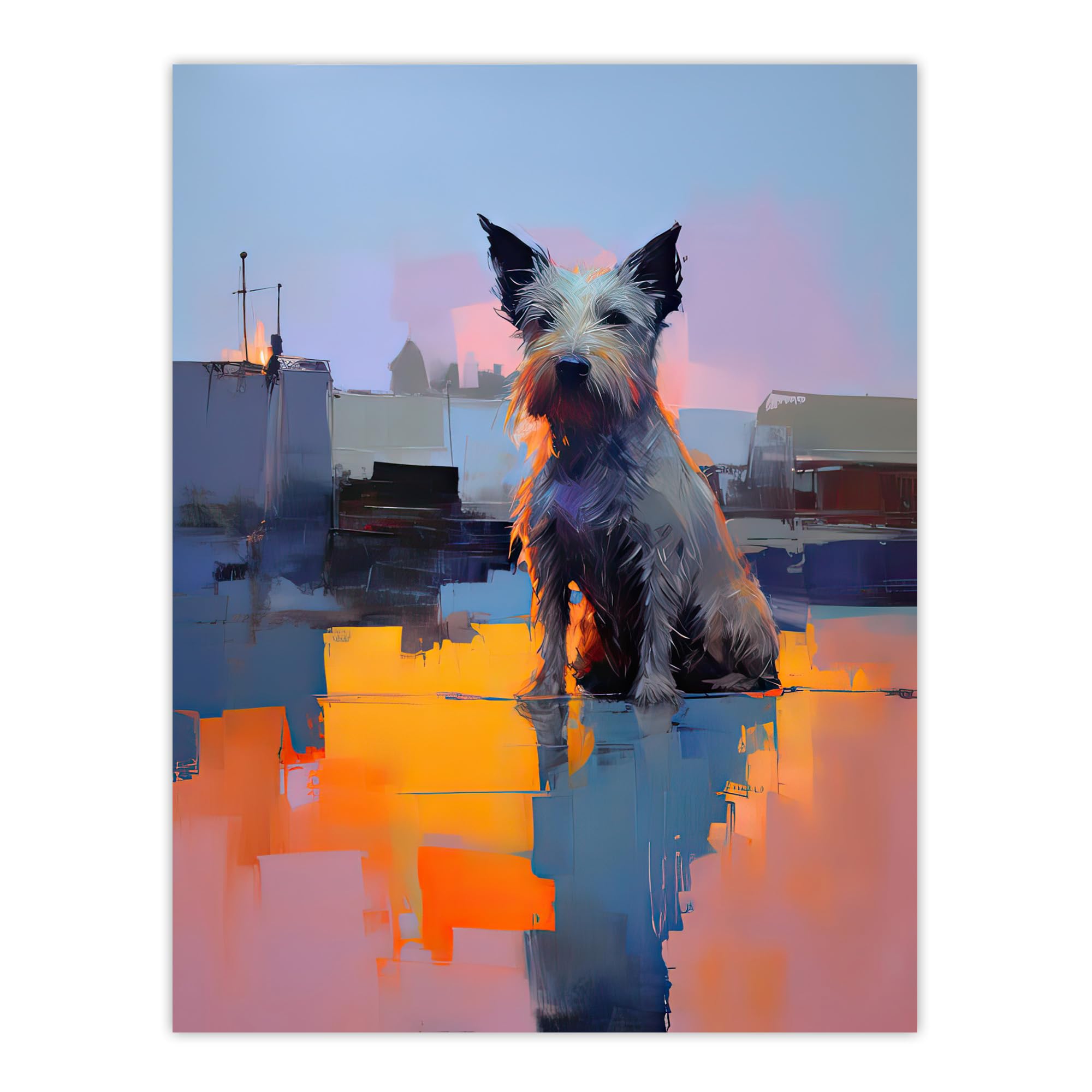 Artery8 Dog Portrait Poster Picture W18" x H24"