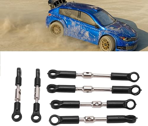 Miniatura 5 de VGEBY Varillas de acoplamiento RC, barra de enlace de dirección RC para WLtoys 144001 144002 124018 124019 124017 124016 control remoto modelo de