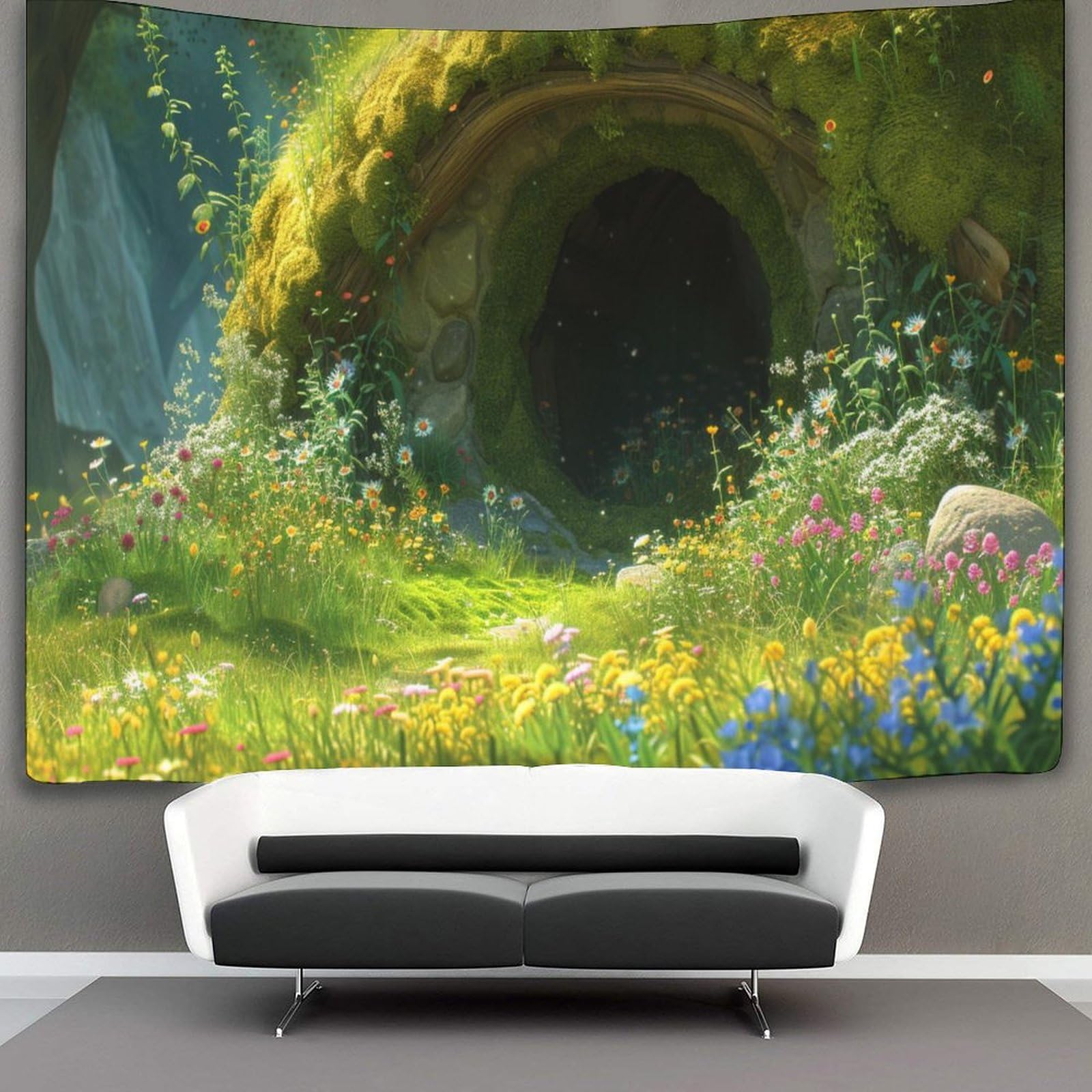 kaiyun Jungle Cabins Tapestry Bio Buildings Wall Hanging Bedroom Home Decor 180cmx230cm
