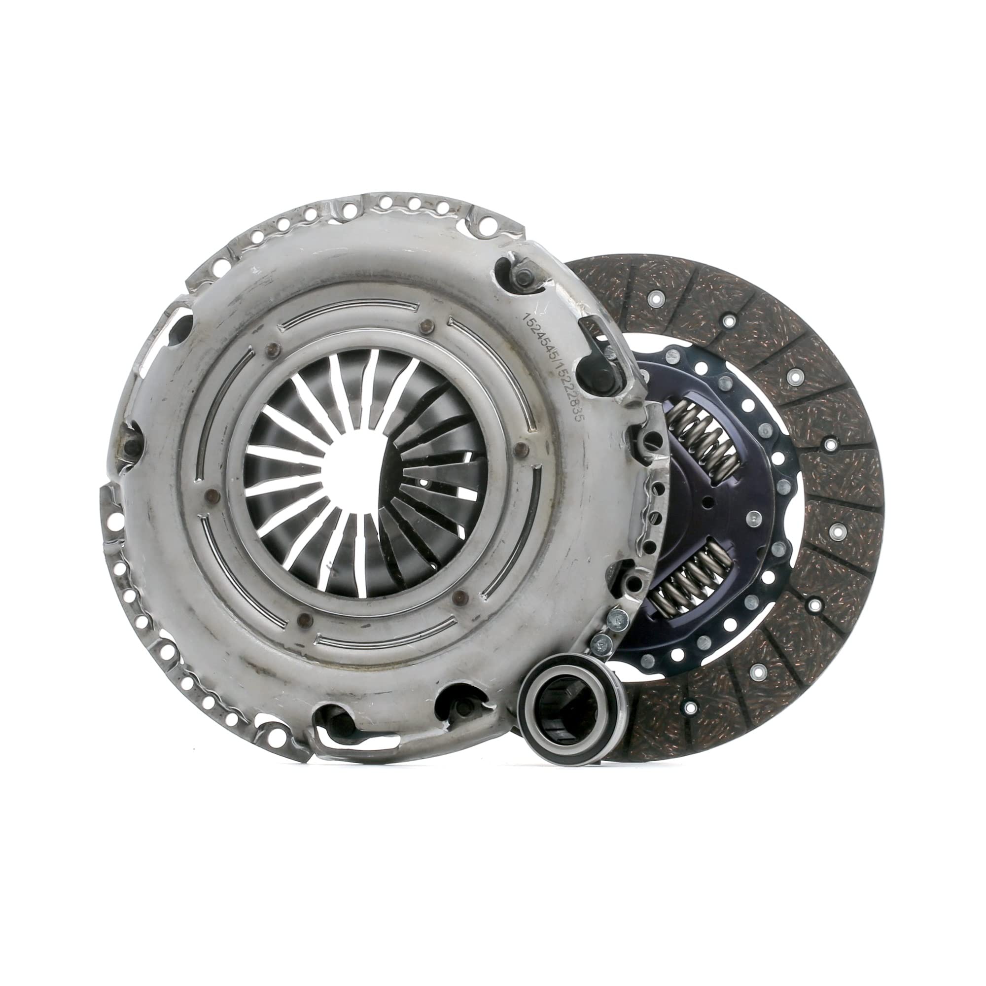 RIDEX 479C0386 Kit de embrague con placa de apriete de embrague con plato de embrague con cojinete de desembrague sin volante motor Compatible con SKODA Fabia II Combi 545