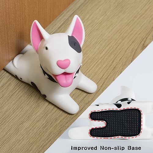 Miniatura 3 de Omoojee Tapón de puerta lindo tope de puerta para perro cuña decorativa para el hogar y la oficina 3 piezas