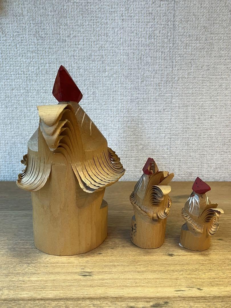 Amazon.co.jp: 郷土玩具 山形 米沢 笹野一刀彫 お鷹ぽっぽ 五代目康久