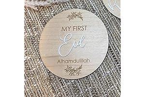 My First Ramadan Wooden Milestone Plaque: A Timeless Keepsake for Your Precious Baby's Special Journey