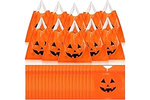 80 Pack Halloween Drawstring Candy Bags for Party Favor Treat Bags