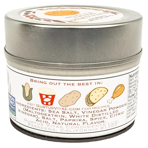 Miniatura 3 de gustus Vitae, Condimentos, sal Gourmet, Buffalo Wing Sal de Mar, 3.1oz (87g) gustus Vitae, Condimentos, sal Gourmet, Buffalo Wing Sal de Mar, 3.1oz