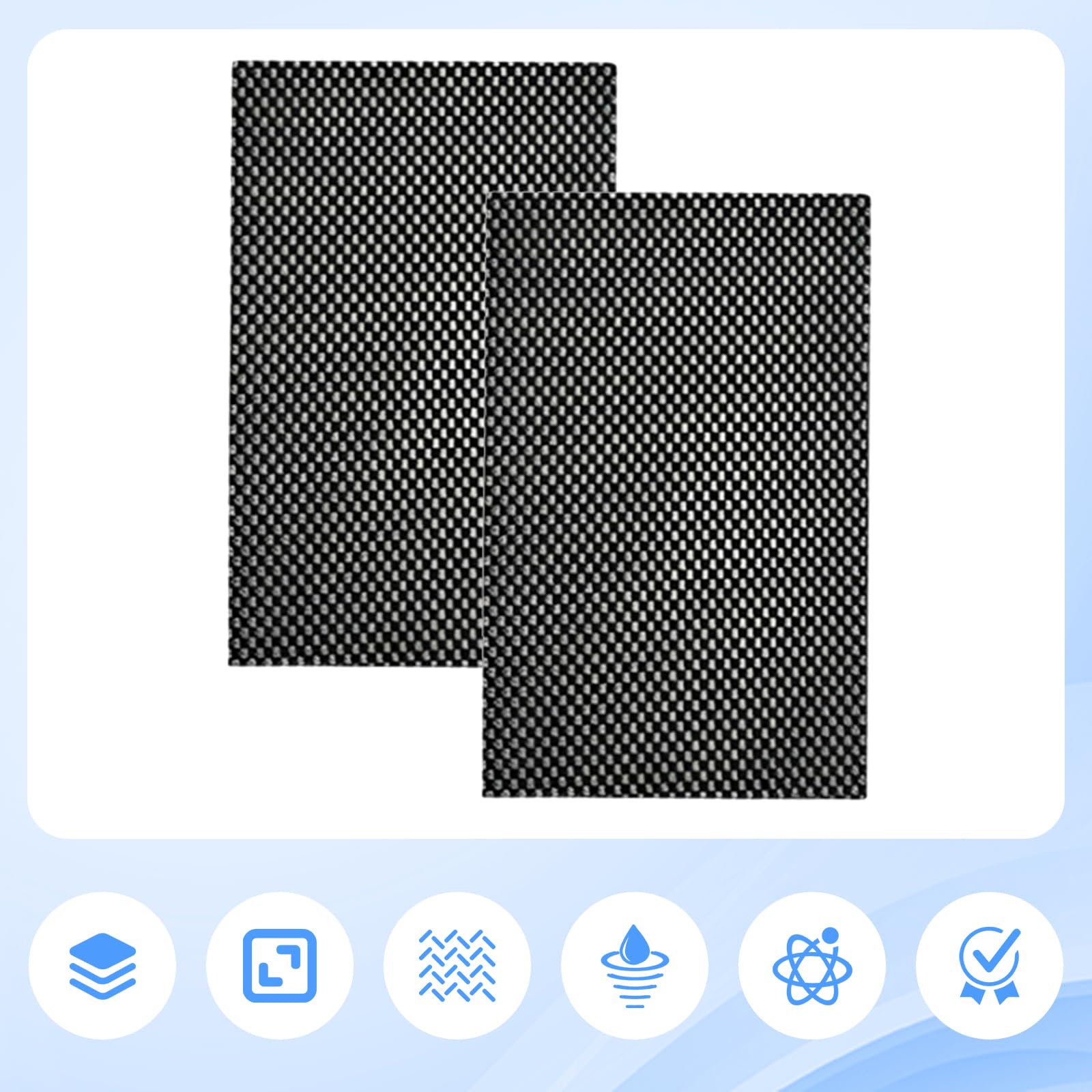 Harilla Pilates Non Slip Gripper Pad Anti Skid Mat for Women Men Outdoor Exercise