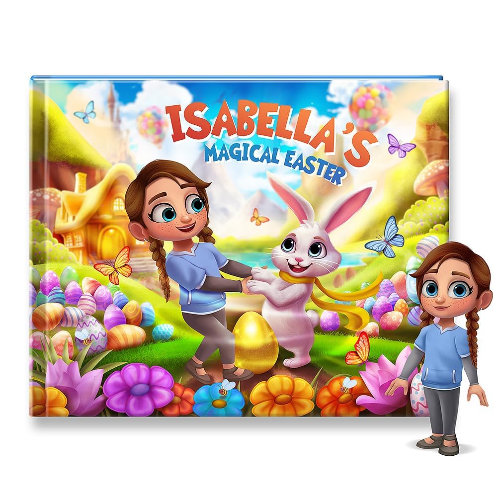 STORYBUG Magical Easter Personalized Story Book - Personalized Children's Book with Name