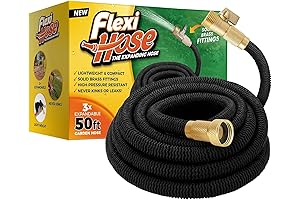 Flexi Hose: Expandable Garden Hose 50 ft Extra Strength