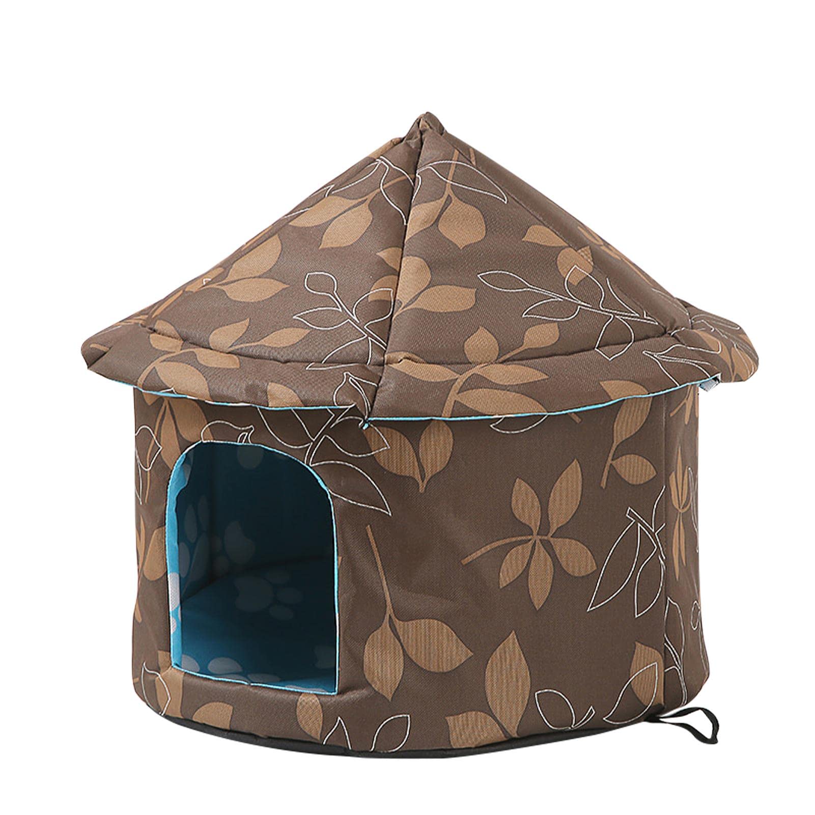 Niche pour Chat Exterieur Isolée Hiver - Chenil Chien | Chauffante Isolée Grotte Abri Petit Etanche Chats et Chiens Errants