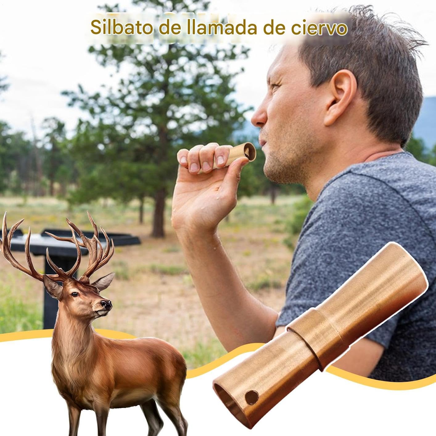 Genérico Jagdhirpfeife, Viehpfeife | Anziehungsausrüstung für Hirsche und Naturfotografie für Jäger und Feldführer