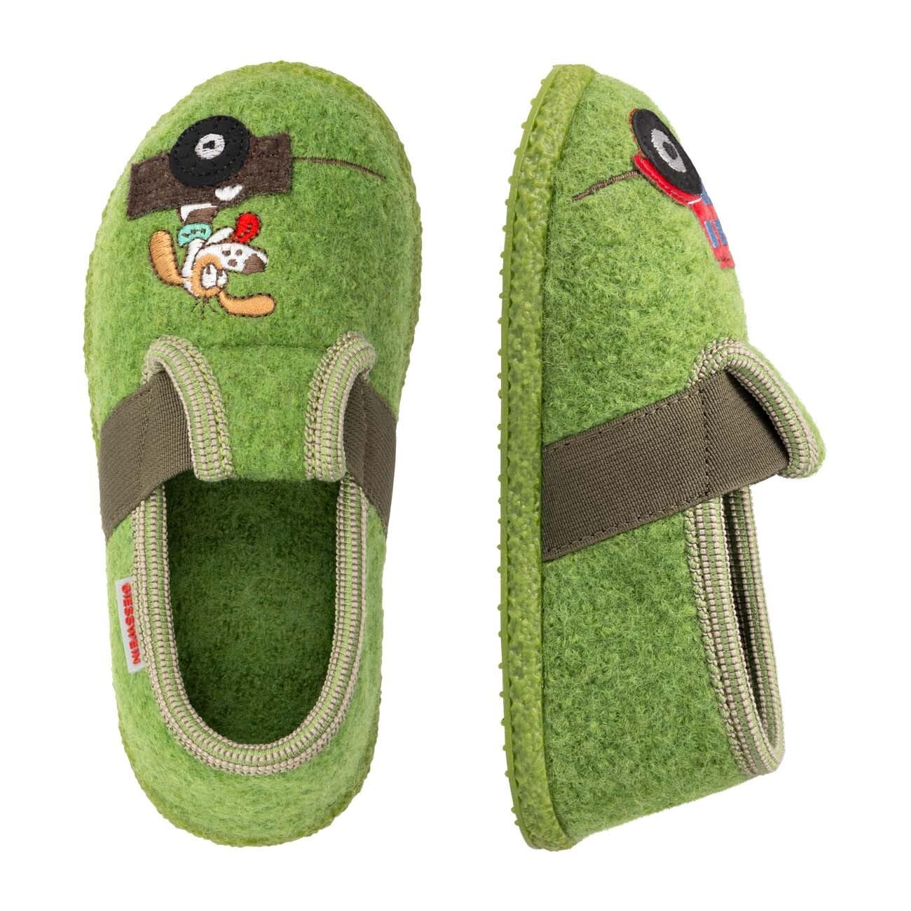 Giesswein Thurland Kinder Hausschuhe Jungen - Warme Wollpantoffeln