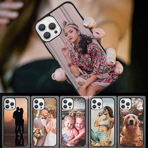 Miniatura 5 de 5 fundas para iPhone 12 Pro Max Sublimación en blanco, funda personalizada con TPU suave + aluminio duro imprimible antideslizante a prueba de