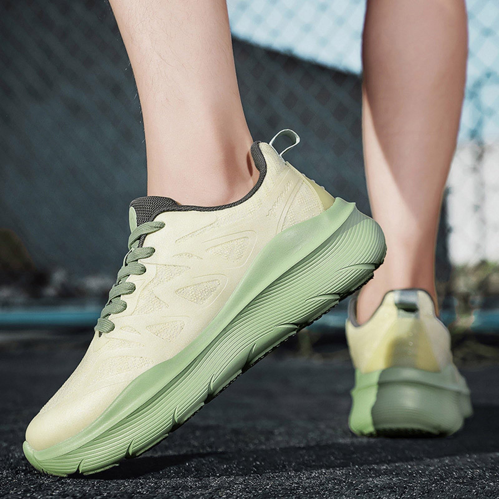 Scarpe Ginnastica Uomo Scarpe Palestra Uomo Estive da Sneakers in Tela Bianche Eleganti Alte Running Ammortizzate Rialzate Invernali Traspiranti Neutre Padel Sportive 51 Ragazzo Leggere Bambino