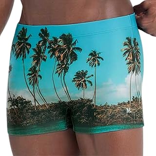 Sunga Boxer Praia Mash Piscina Dryfast Tropical Masculina