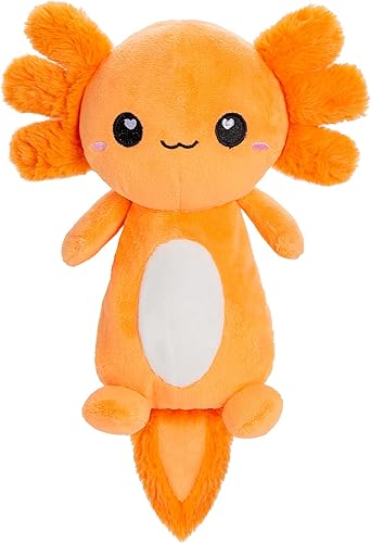 Axolotl - Almohadilla térmica sin perfume para microondas para calambres menstruales cálido y acogedor animal de peluche calentable compresa