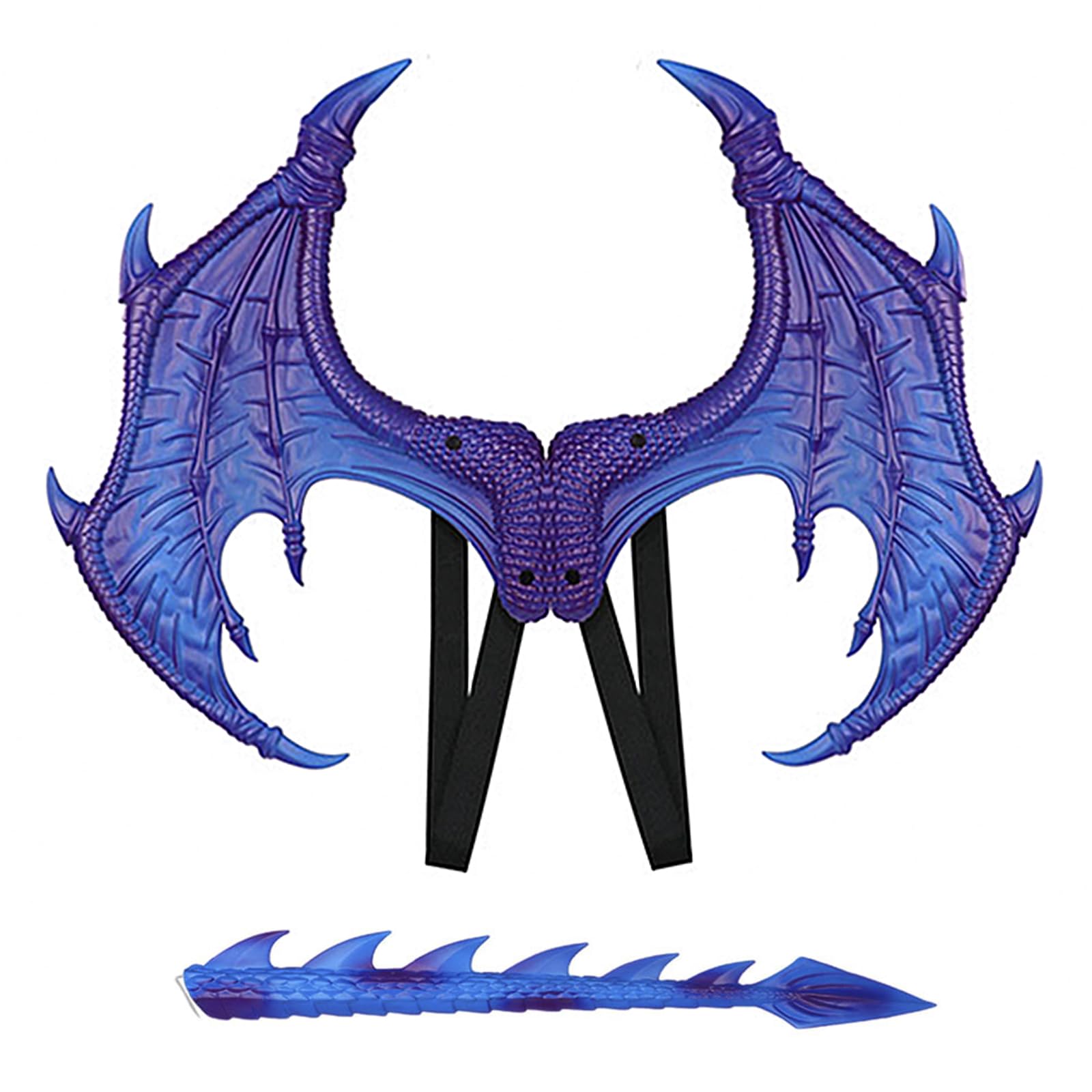 Dragon Wings Tail Kids School Dress Up Dragon Wings 3D Dino Fancy Dress Props for Children 6-10 Year Lifelike Halloween Costume Accessory for Carnival, Animal Theme Party, Cosplay, Stage Performance โ image 1