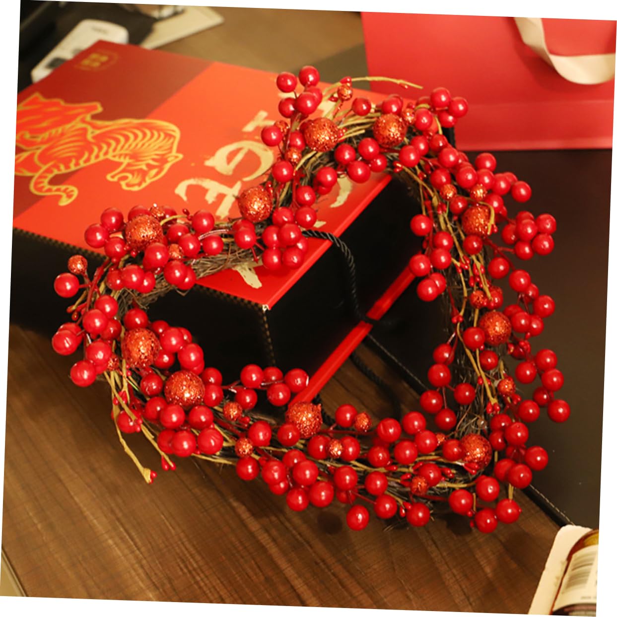 Amosfun Guirnalda Colgante De Corazón Decoración De para Fiesta Ideal para San Valentín
