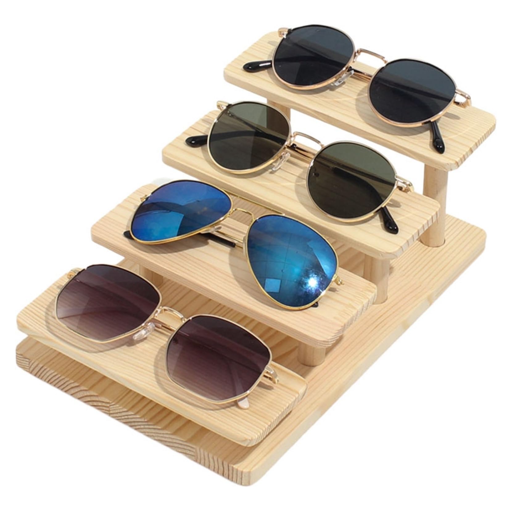 Amazon.co.jp: 眼鏡スタンド 眼鏡段階 メガネ サングラス スタンド