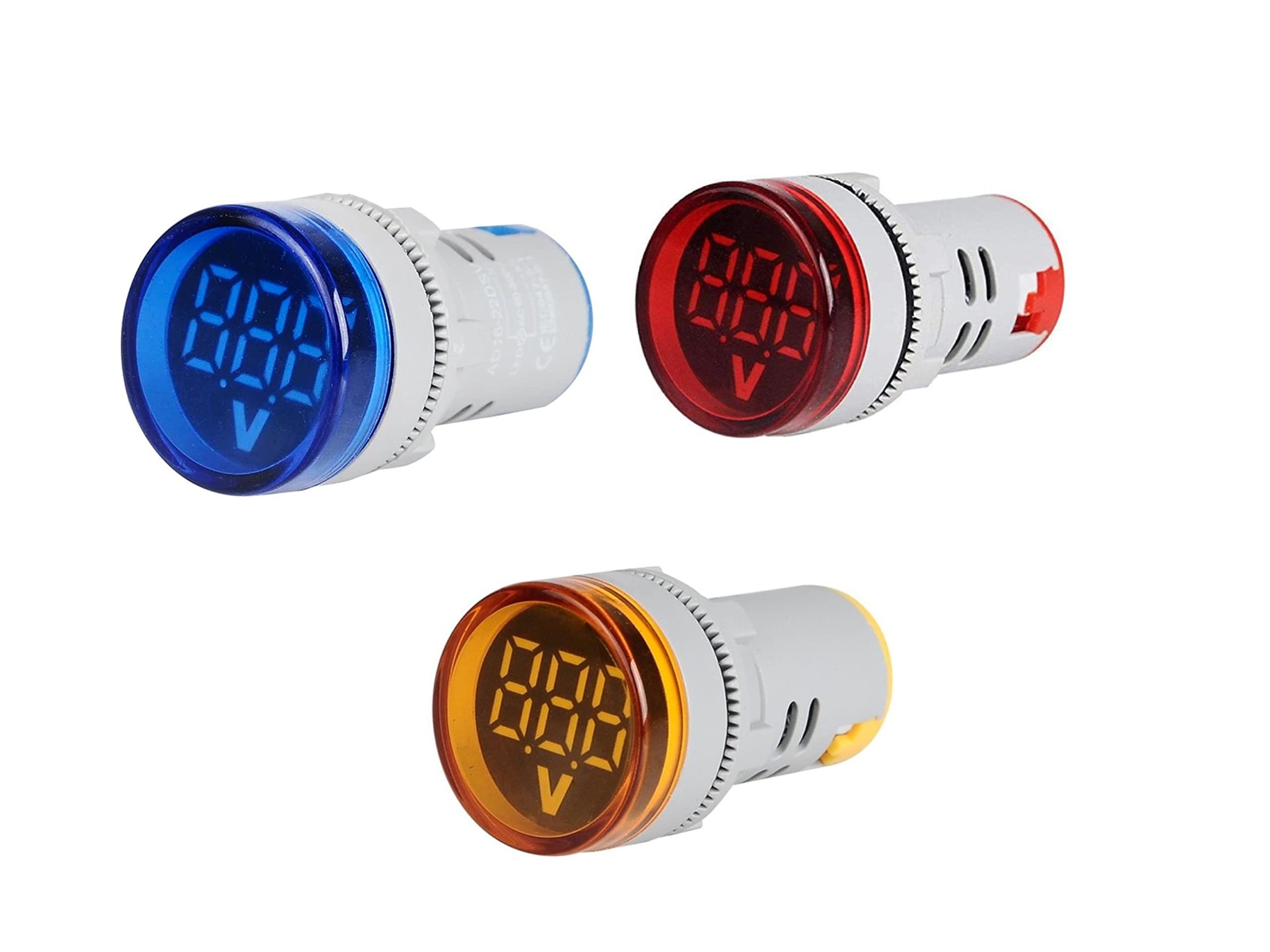 Vendoz Voltage Meter LED Display Gauge Digital Volt Indicator Combo, Measuring Range 60-500V AC (1 Set of RYB) (B0BKPS9NSZ) Amazon Price History, Amazon Price Tracker