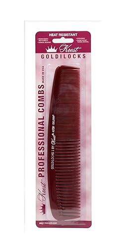 Peines para el cabello Krest Goldilocks G1 de 8 12 pulgadas resistentes al calor. 1 pieza