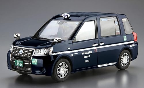 Miniatura 3 de Aoshima Bunka Kyozai 124 El modelo de coche serie SP Toyota NTP10 JPN Taxi 2017 a cuadros cabina Especificaciones Modelo de plástico
