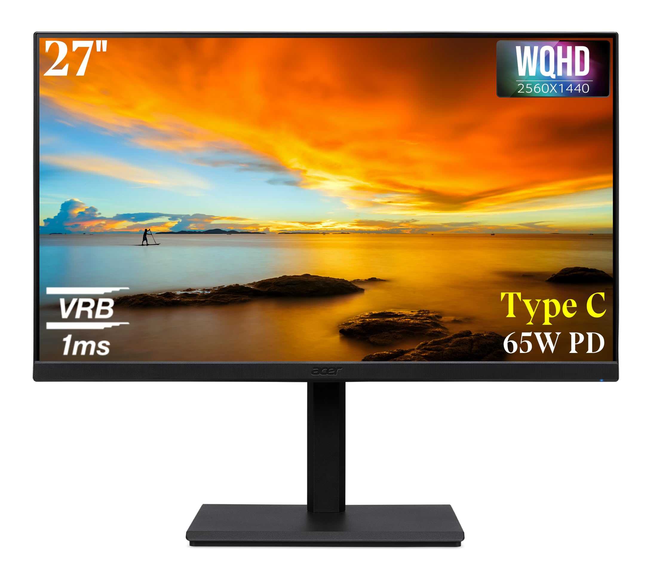 Refurbished) Acer CB271U 27 Inch WQHD 2560 x 1440 IPS LCD