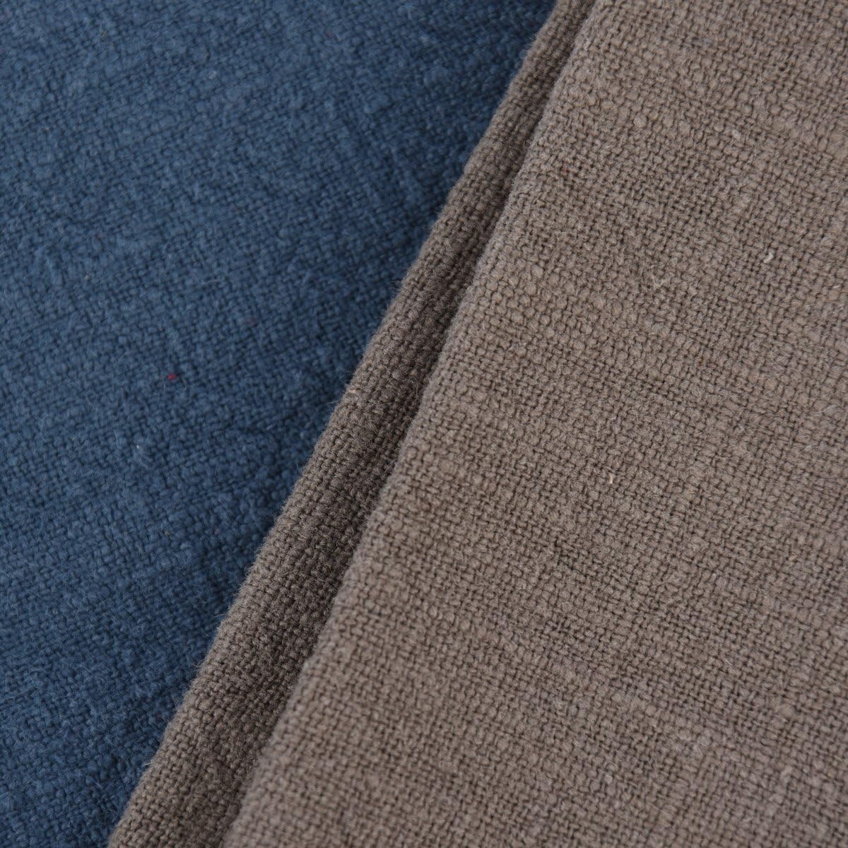 Schöner Life Set di 2 strofinacci Bio Ramie effetto lino misto di colori blu e grigio pietra 40 x 70 cm