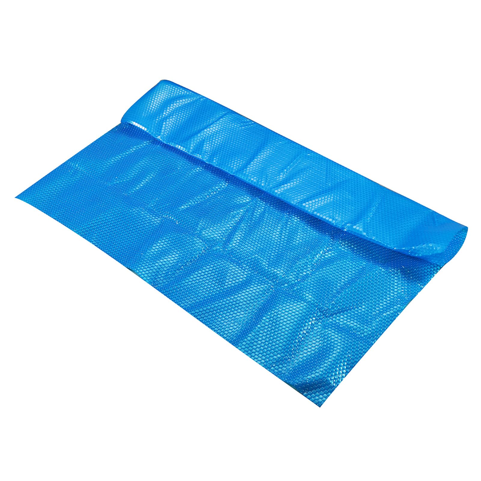 Couverture solaire thermique pour piscine - Très résistante - 2,1 x 2,1 m - Couverture flottante - Couverture de spa découpable - Bleu