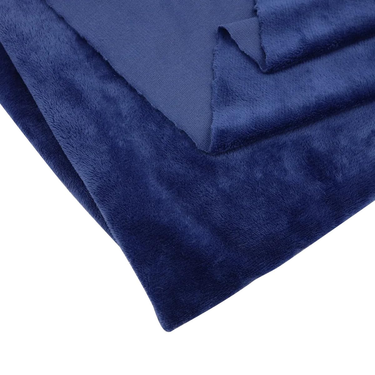 Tissu peluche douce minky 150x160cm en polyester hypoallergénique pour couture de coussin