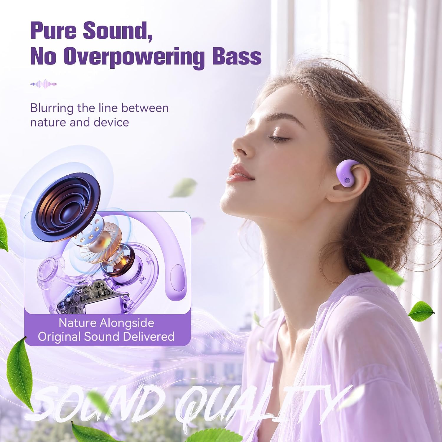 Over The Ear Earbuds Open Ear Headphones Over The Ear Headphones | Over Ear Earbuds Air Bone Conduction Earbuds Earphones Air Bone Conducting Conduction Headphones Bluetooth thumbnail