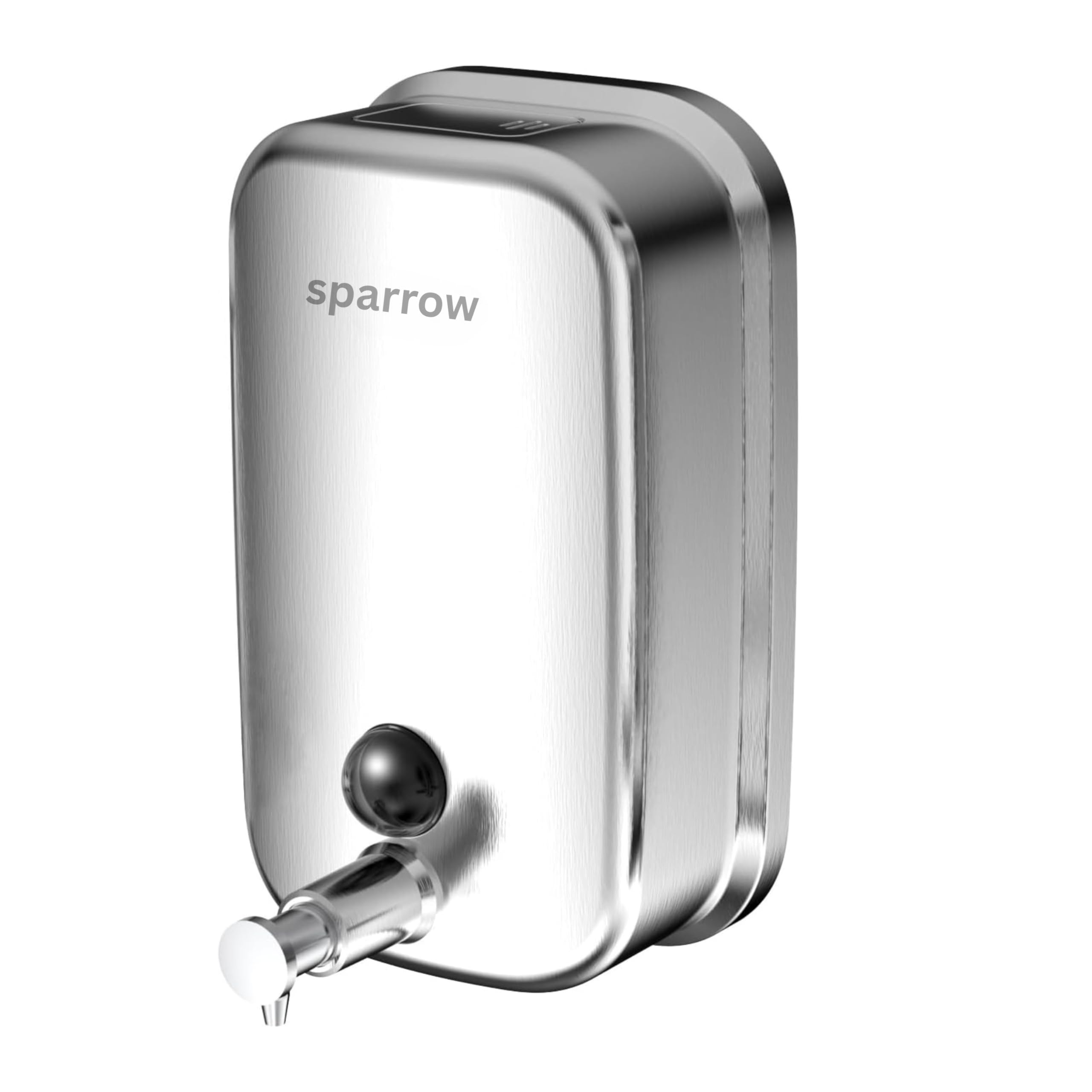 Sparrow SS Heavy Duty Soap Dispenser for Handwash Liquid Soap/Shampoo – 500ml Refillable Stainless Steel Pump Bottle for Home, Hotel, Washroom, Restaurant Wall-Mounted Silver Bathroom Accessory(1PCS)-image-37