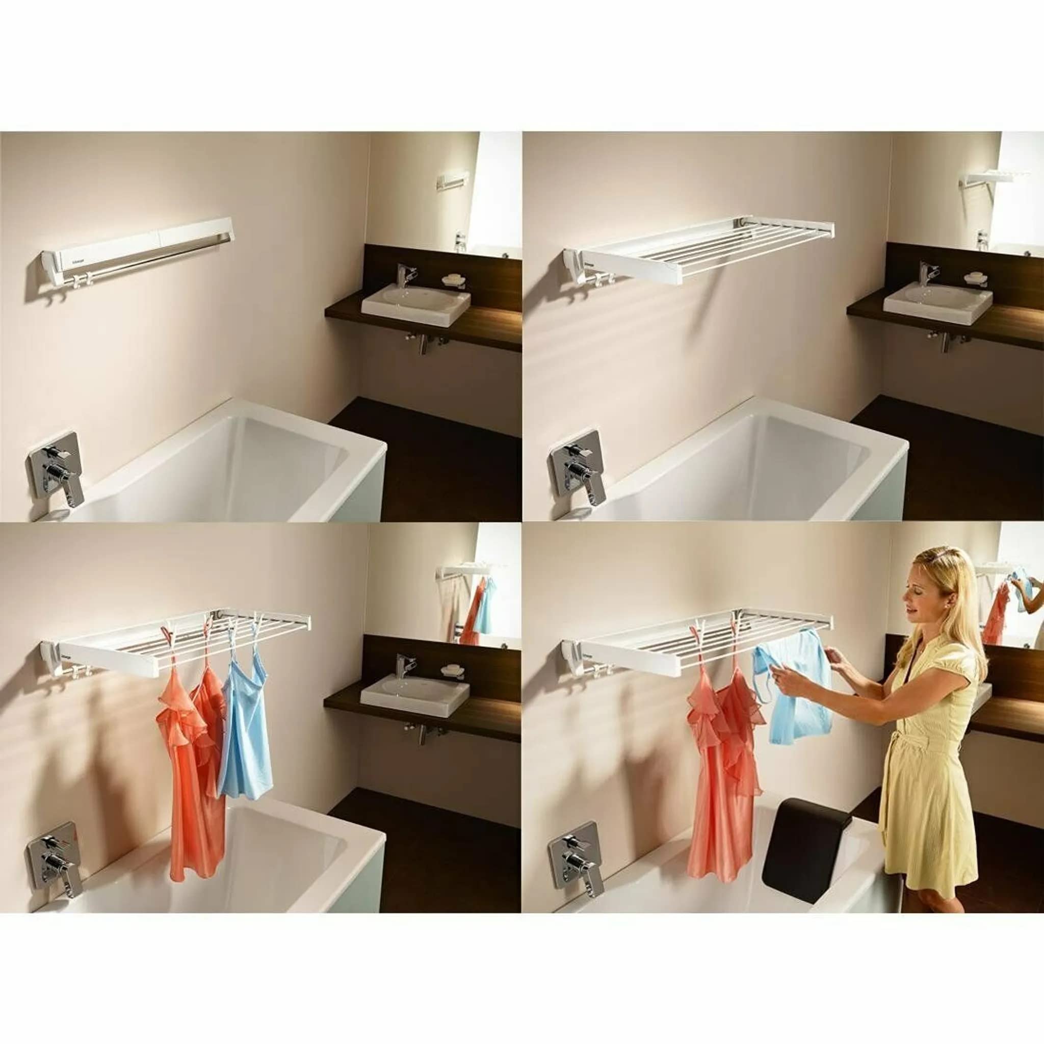 JUWEL Artdry 100 Wäschetrockner, Trockenlänge 8,5 m, ausziehbar, Breite 1 m