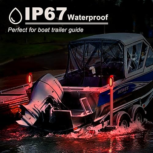 Miniatura 4 de Luces de guía de remolque de barco, IP67, impermeable, guía de remolque de barco, luz de poste para guía en poste sellado, sumergible, señal de