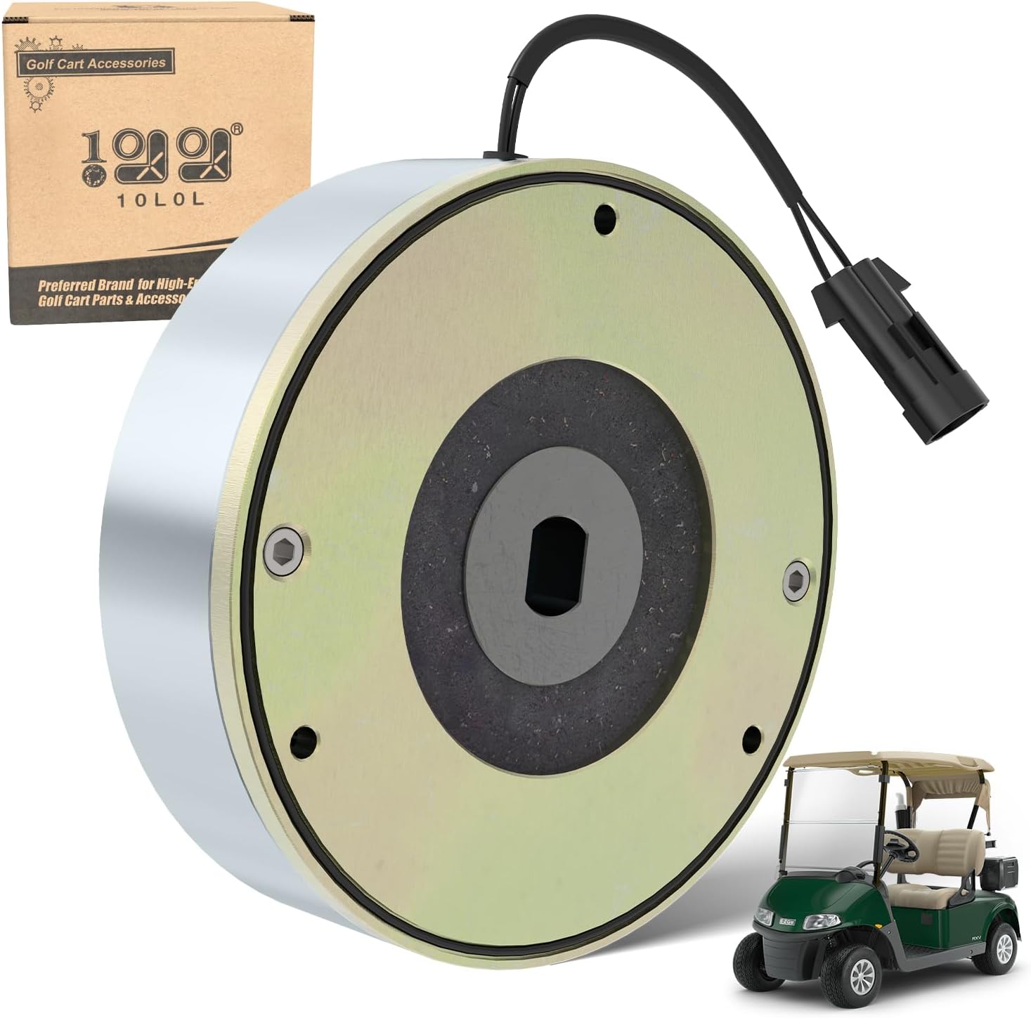 10L0L 2023 Upgraded Golf Cart Motor Brake for EZGO RXV 2011-up 48V Electric, Replace OEM# 617766