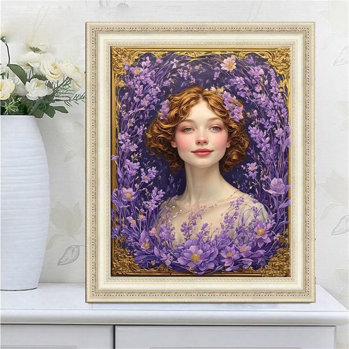 DIY Malarstwo diamentowe 5D, sztuka diamentowa, zestawy lawendowe dla dorosłych, sztuka ze strasu, płótno, haft, artykuły rzemieślnicze, dla dzieci i dorosłych, idealna dekoracja ścienna do domu,