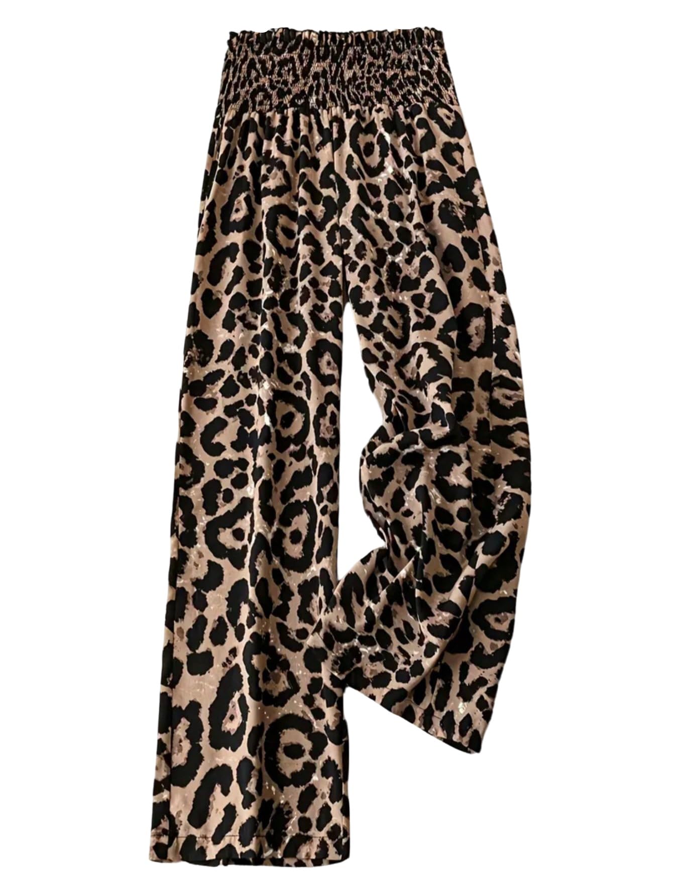 Pantalon de loisirs imprimé léopard idéal pour vos sorties d'été - 7