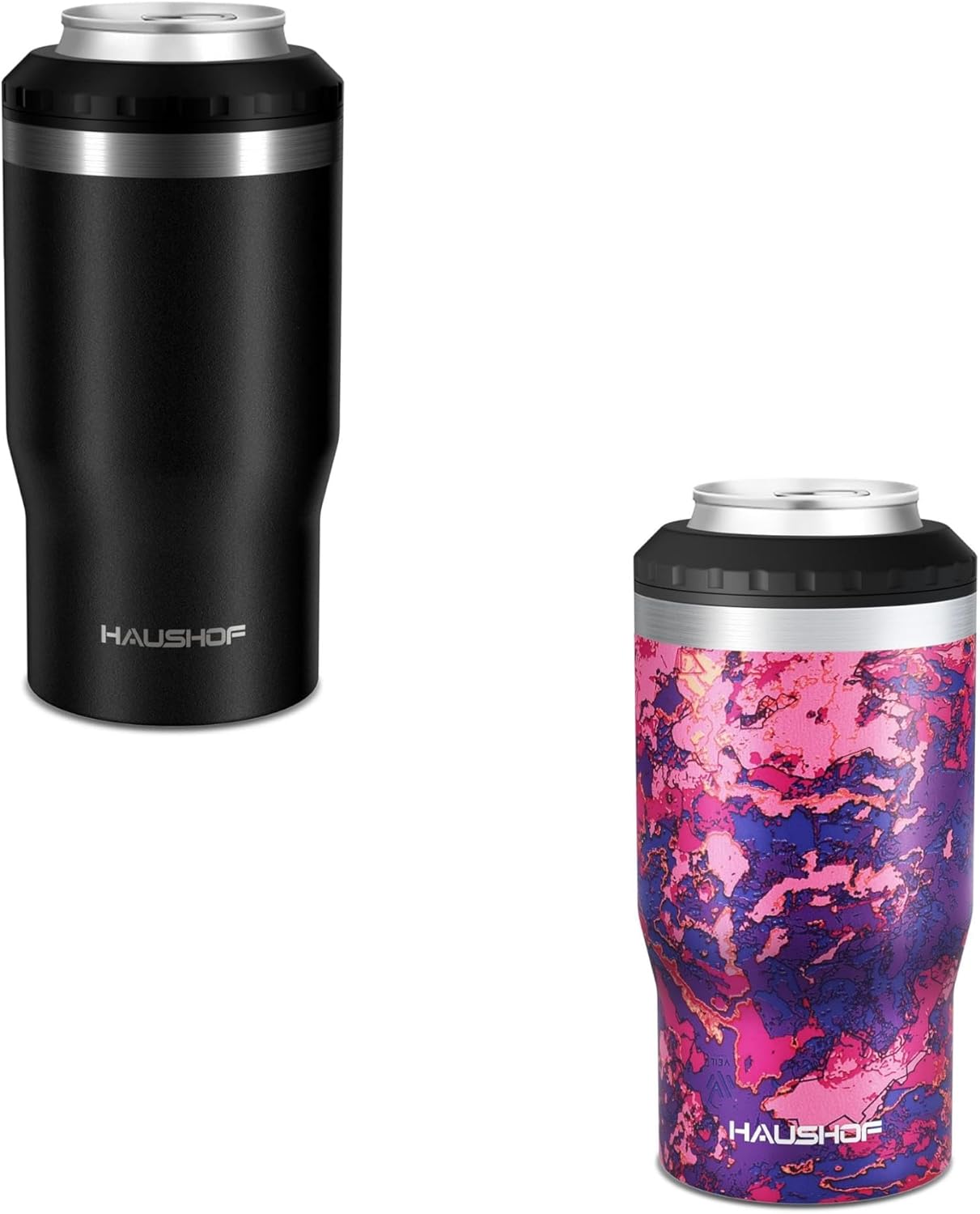 HAUSHOF 2PC 12 oz Can Cooler