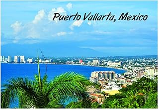 Puerto Vallarta, Jalisco, Mexico, PV, Beach Resort, Bahia de Banderas, Ocean, Souvenir, Travel, Locker Magnet 2 x 3 Fridge Magnet