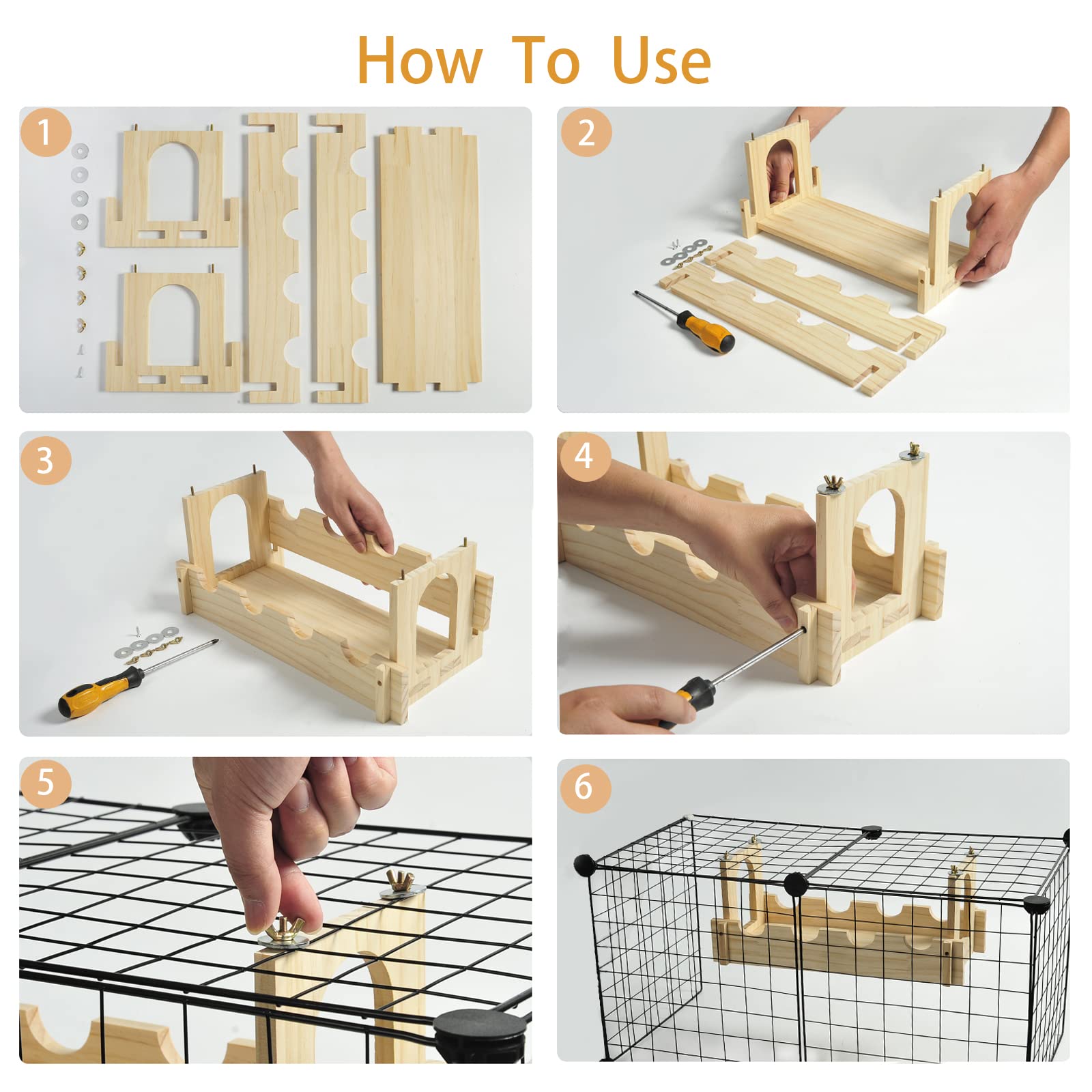 Chinchilla Holzleisten-Set Mit Lavastein - Kletterplattform Für Hamster, Ratten, Mäuse & Kleintiere