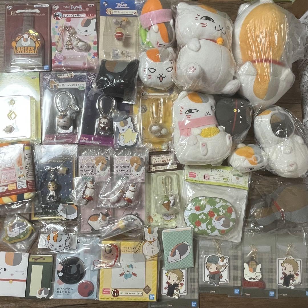 Amazon.co.jp: 夏目友人帳 ニャンコ先生 ぬいぐるみやグッズ詰め合わせ 