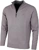 Calvin Klein Mens 2025 Knit Cotton 12 Zip Golf CK Top Sweater
