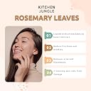 Kitchen Jungle Rosemary leaves 250gm Organic Dried For Foods & Hair Jar Pack) gallery image