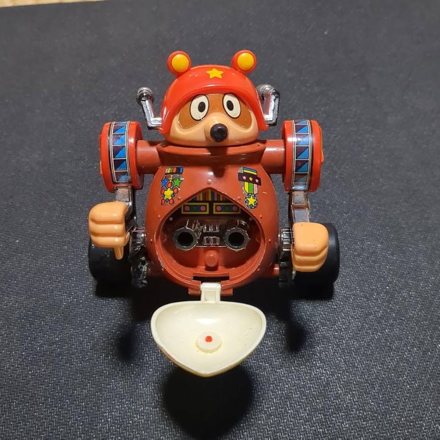 昭和◉当時物◆おたすけマン Amazon.co.jp: 絶版物語オタスケマン合金のオタスケタヌキ日本製