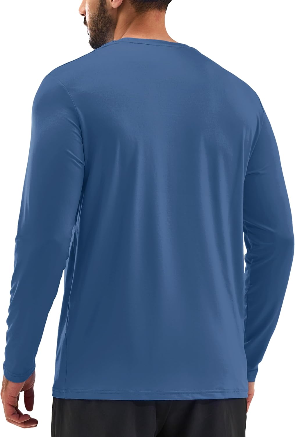 TACVASEN Men's Long Sleeve UPF 80+ Shirts Sun Protection UV SPF Shirts Rash Guard Fishing Running Quick Dry Lightweight - Image 2